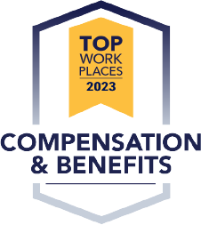 2023 Top Work Place Award for Benefits
